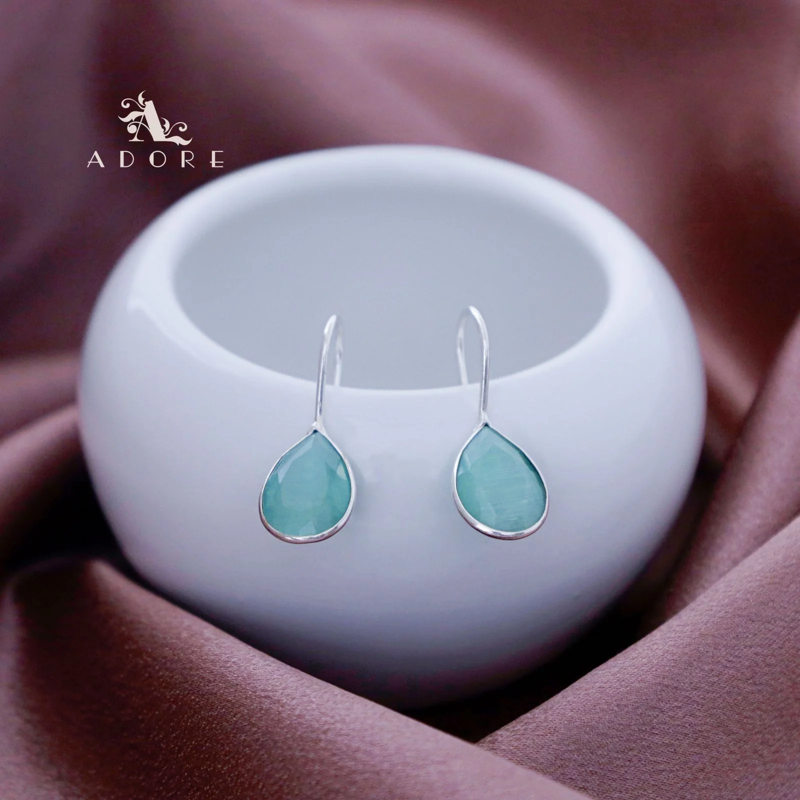 Silver Rain Drops (Daily Wear Colours Available) - Image 30