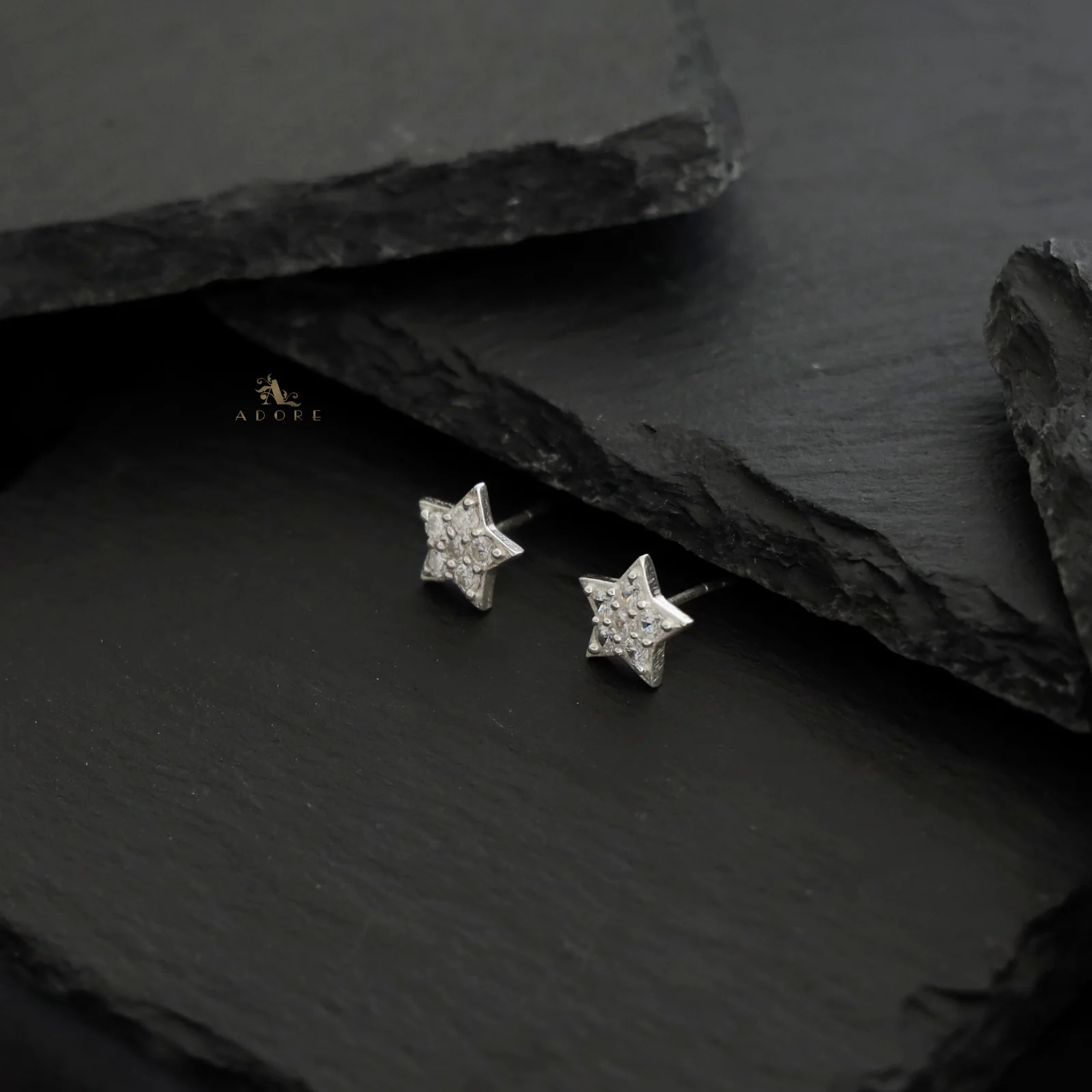 Silver Star Stud - 925 Sterling Silver - Image 3