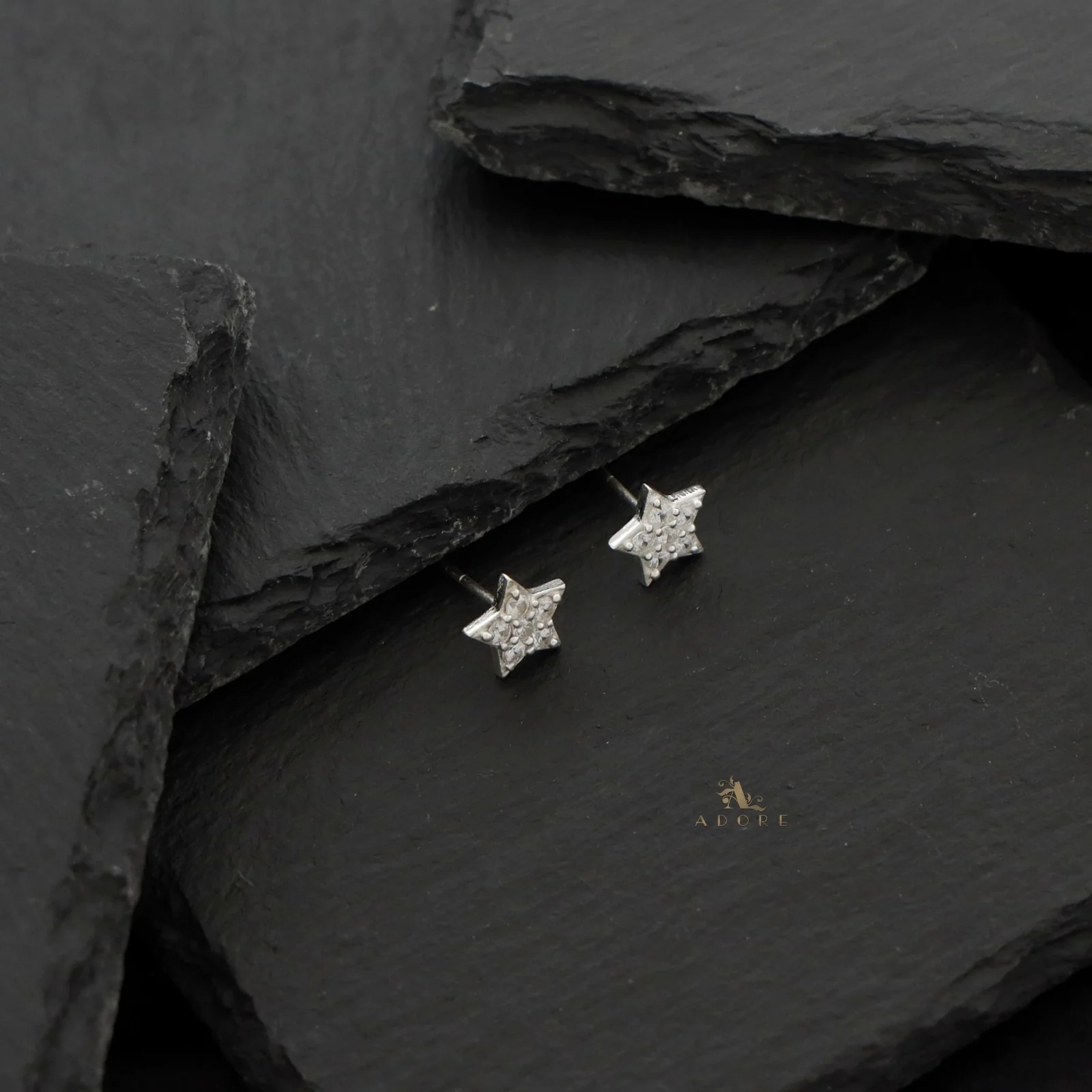 Silver Star Stud - 925 Sterling Silver - Image 4