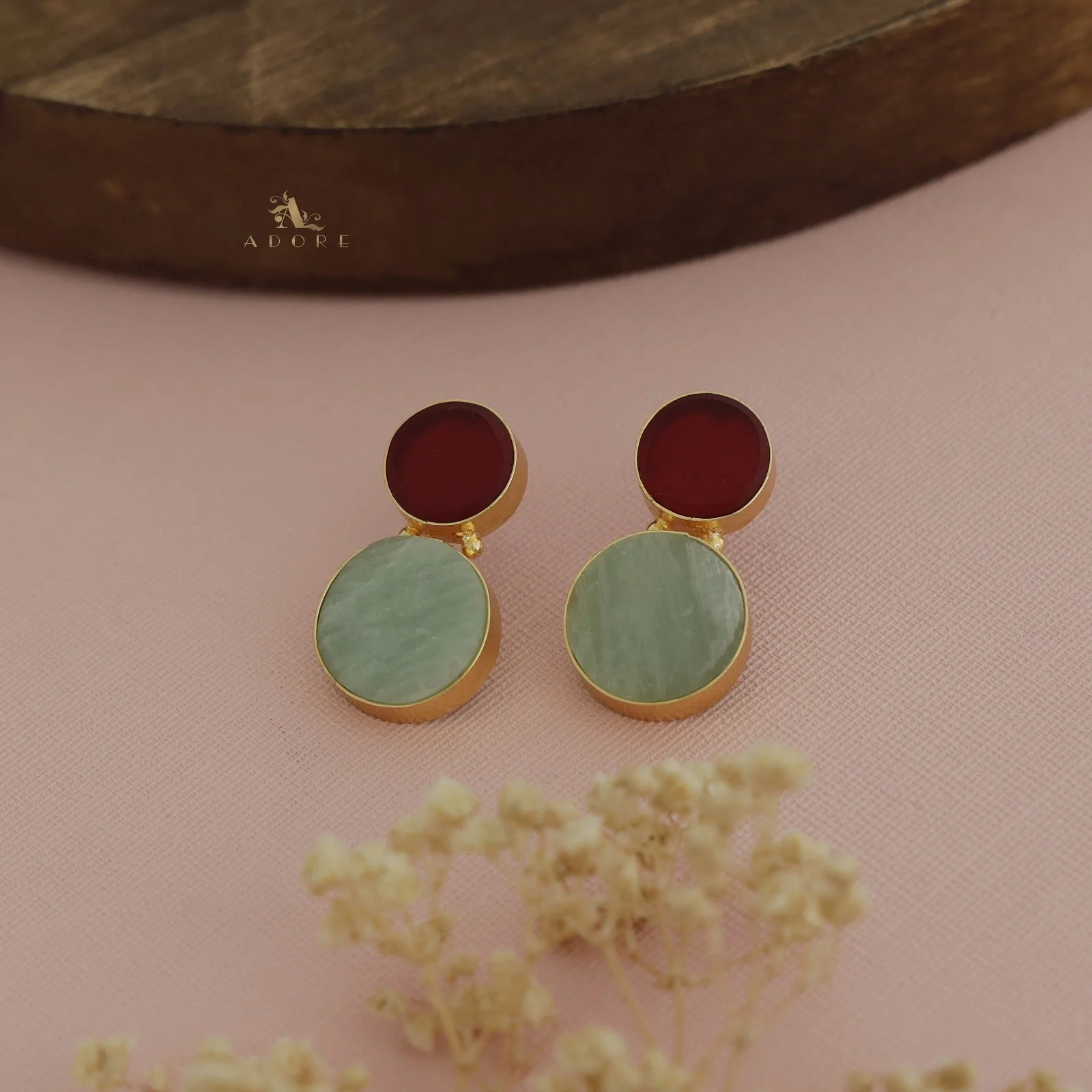 Snowman Raw Stone Earring - Image 10