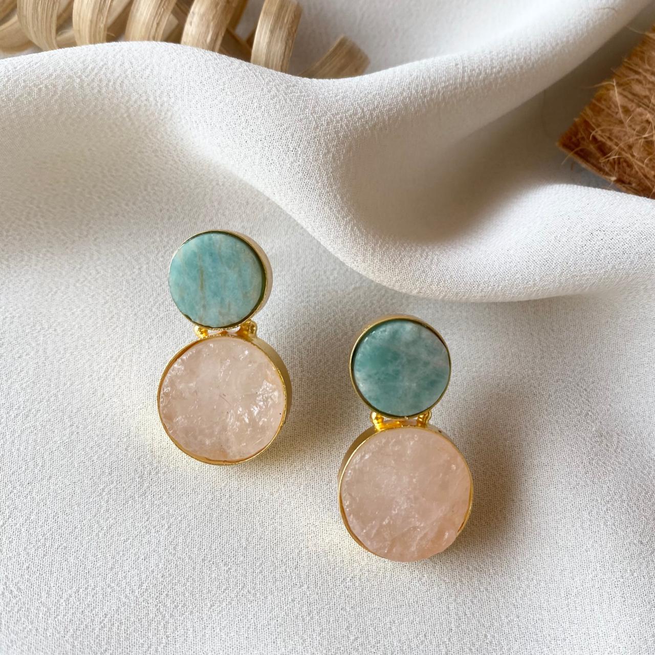 Snowman Raw Stone Earring - Image 11