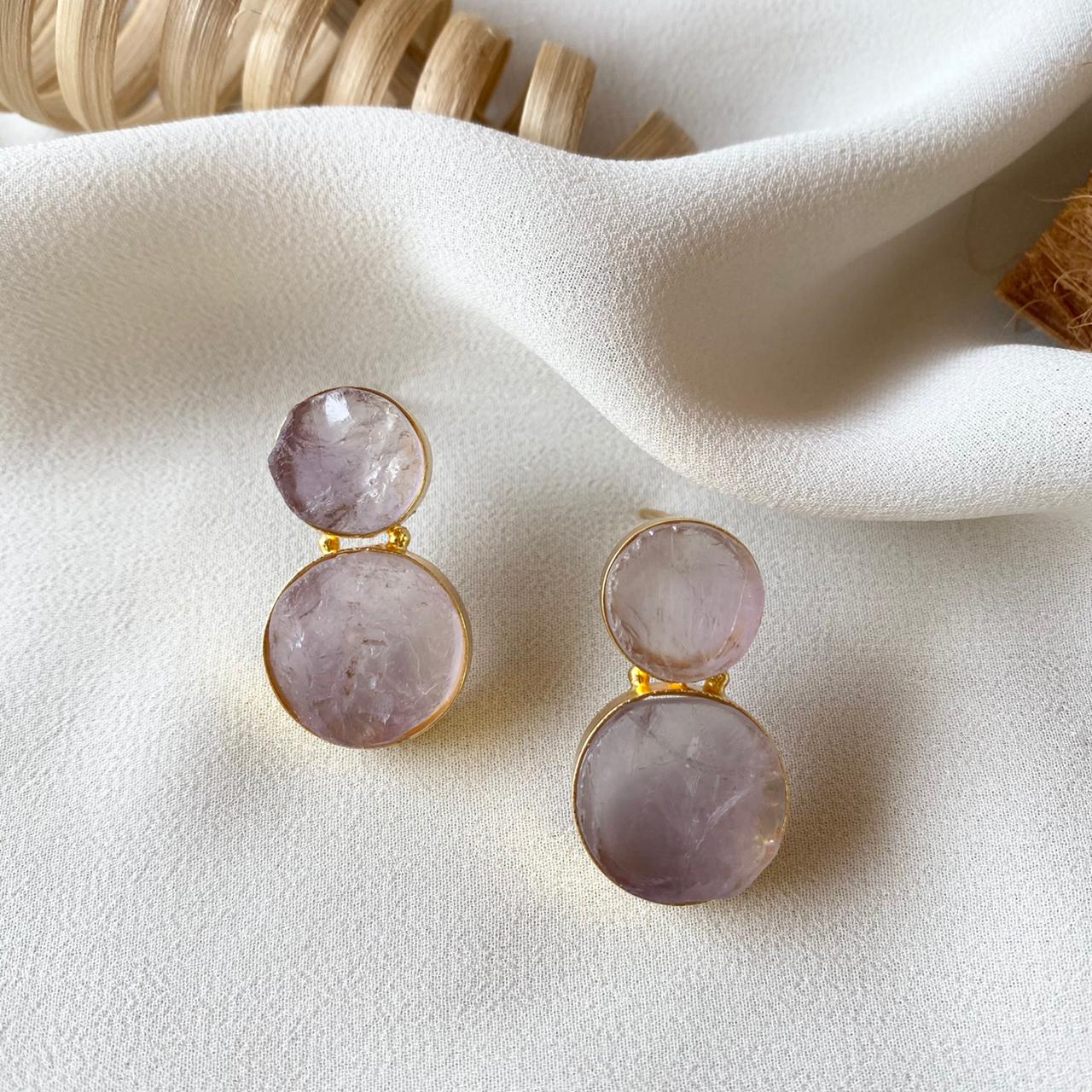 Snowman Raw Stone Earring - Image 13