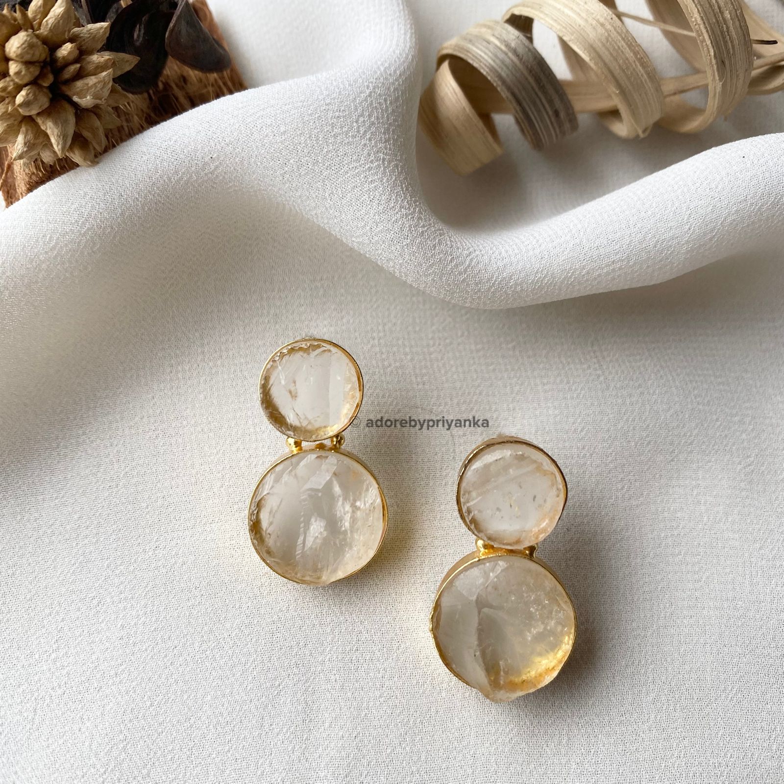 Snowman Raw Stone Earring - Image 24