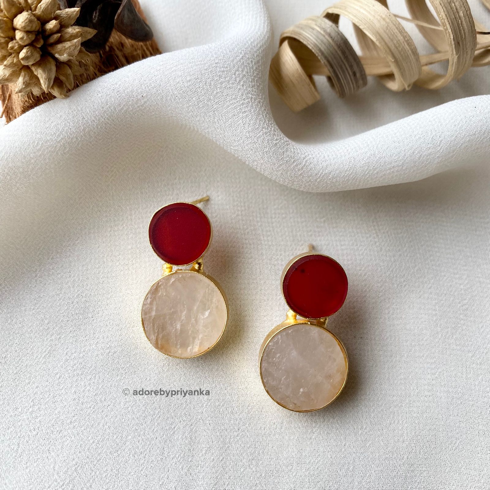 Snowman Raw Stone Earring - Image 25