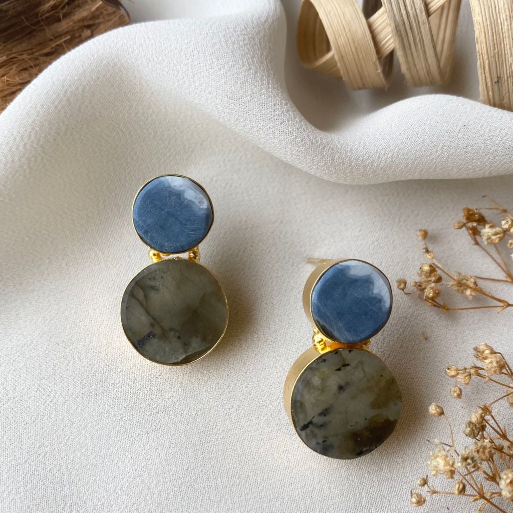 Snowman Raw Stone Earring - Image 28