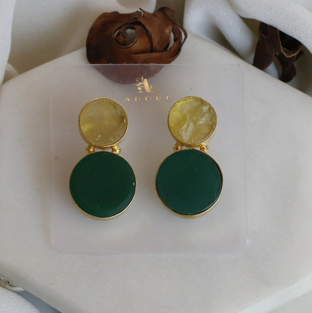 Snowman Raw Stone Earring - Image 32
