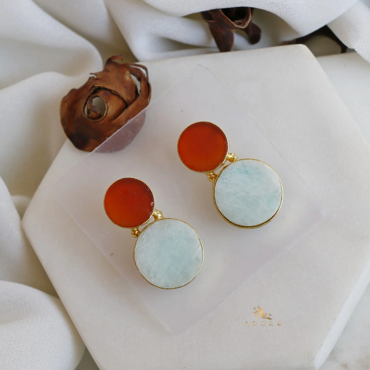 Snowman Raw Stone Earring - Image 33