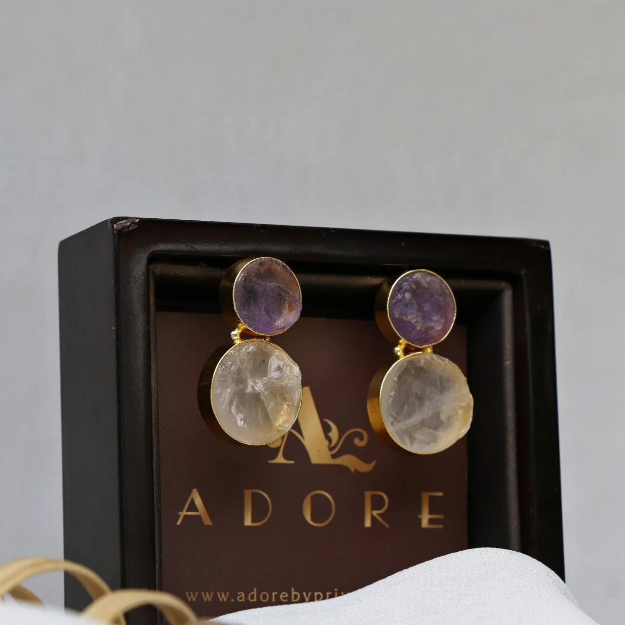 Snowman Raw Stone Earring - Image 34