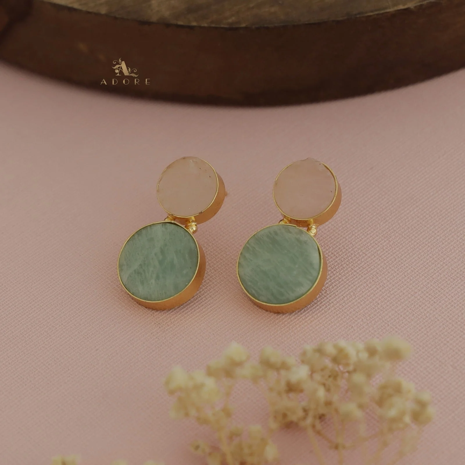 Snowman Raw Stone Earring - Image 36