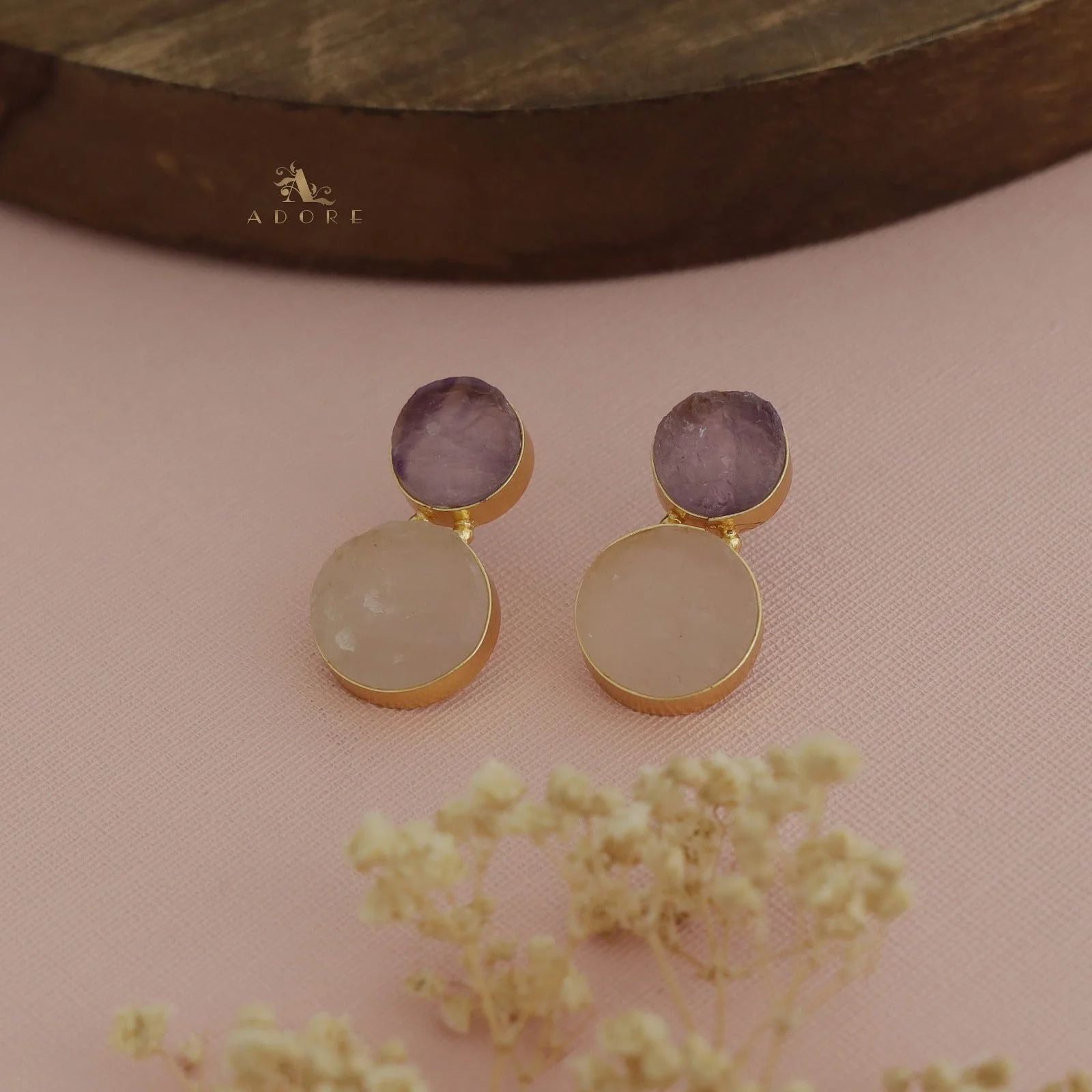 Snowman Raw Stone Earring - Image 38