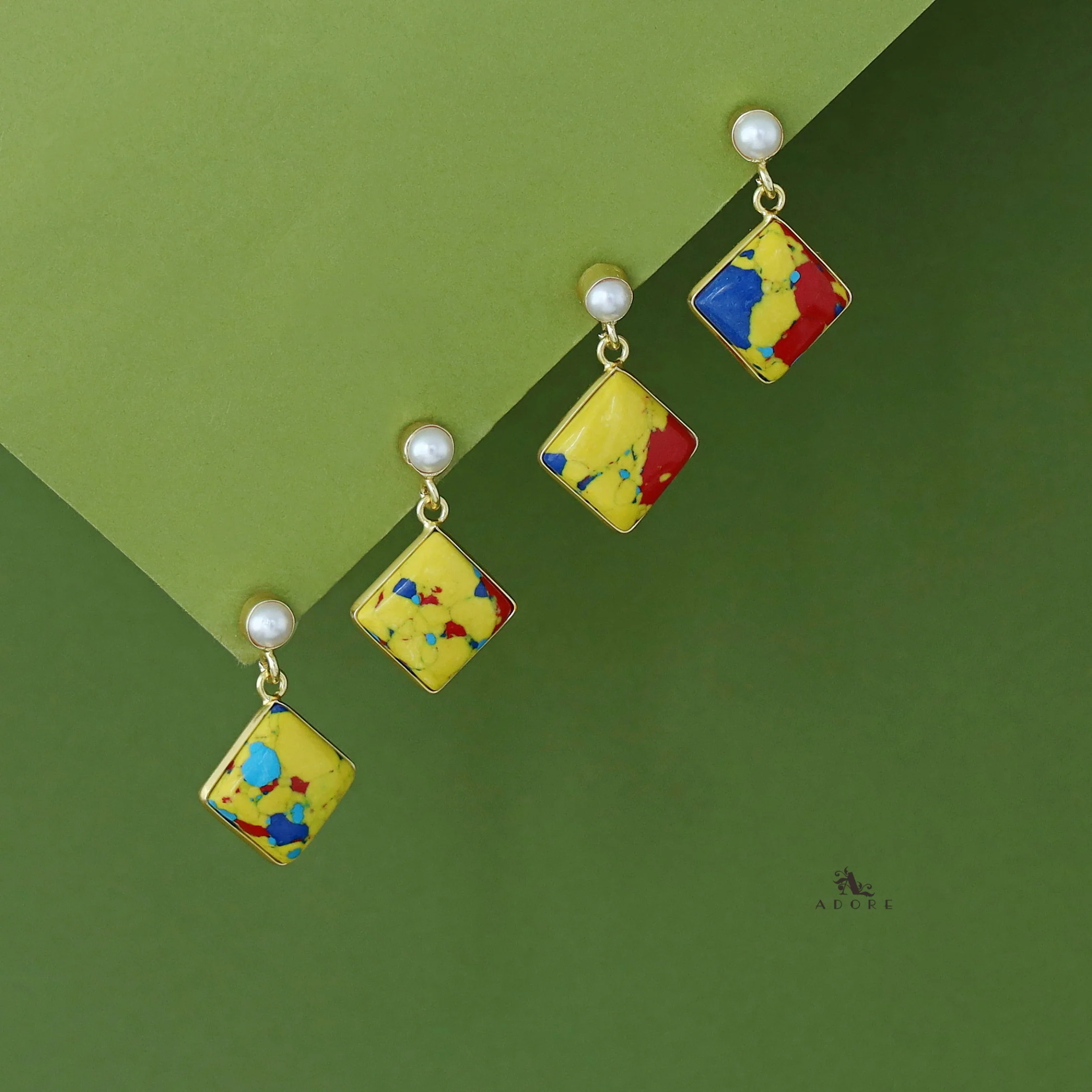 Sonia Golden Pearl Earring - Image 13