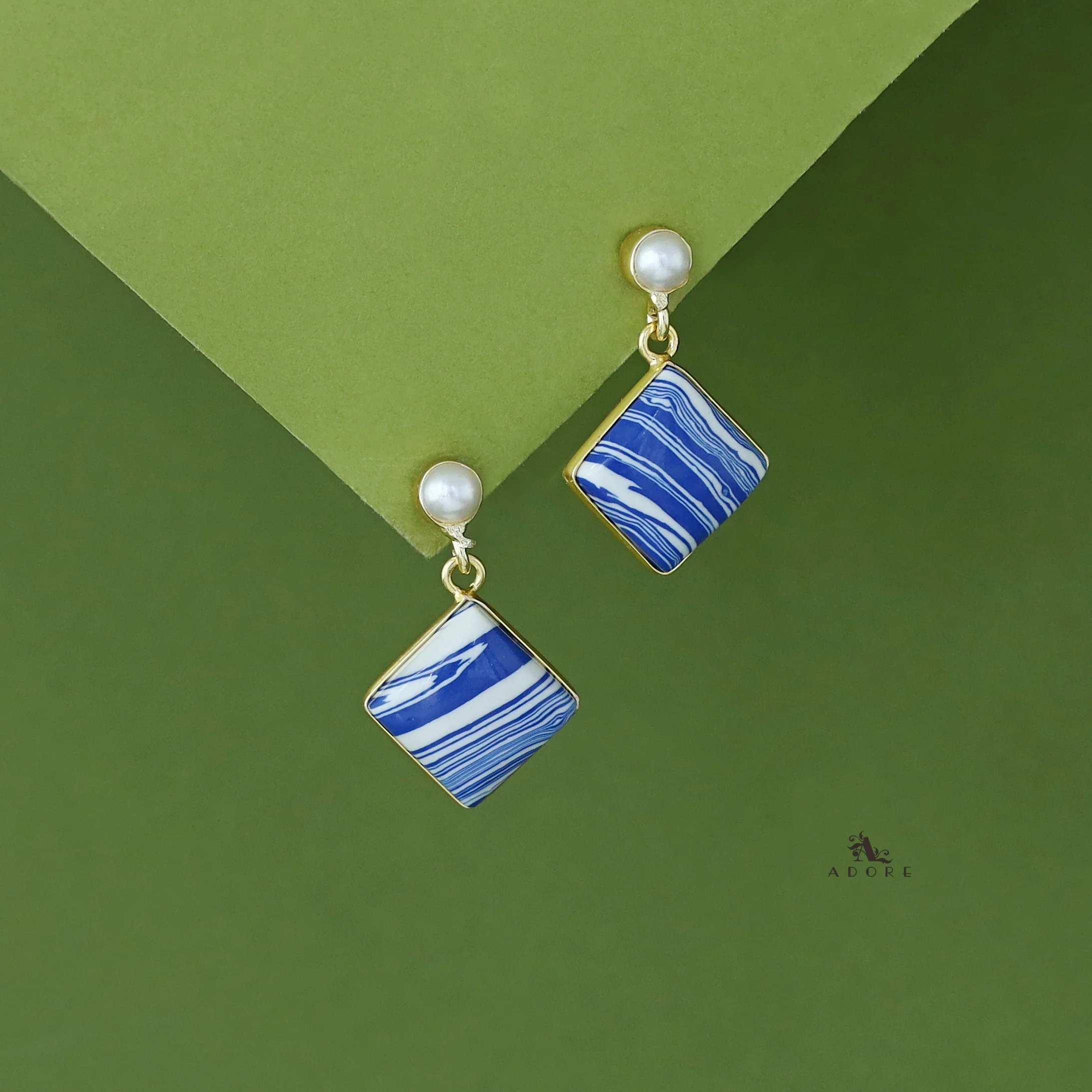 Sonia Golden Pearl Earring - Image 9