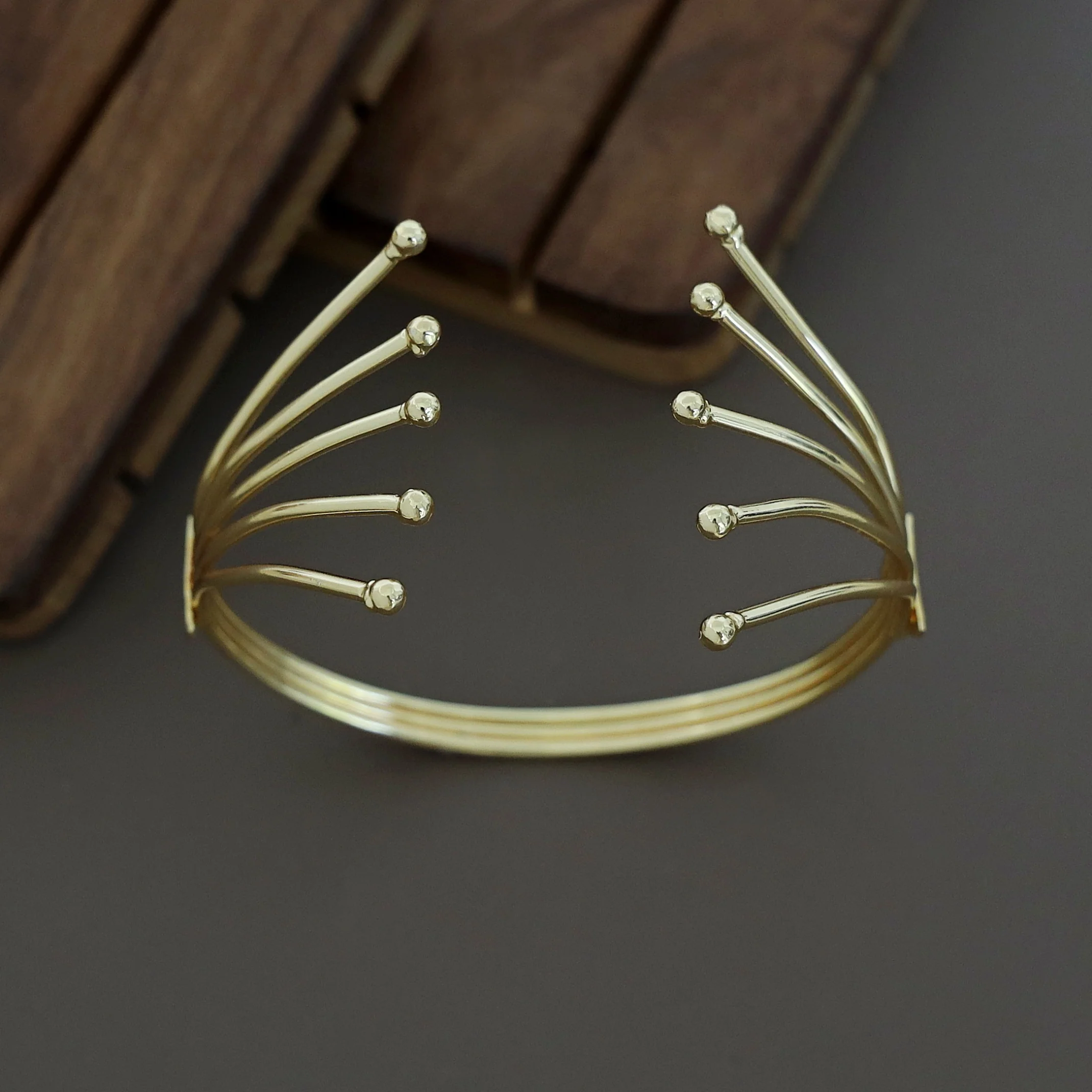 Soshaa Golden Wings Bangle - Image 2