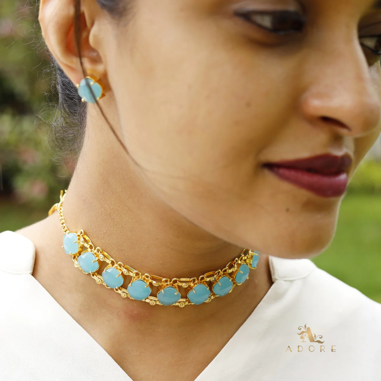 Srindha Choker With Earring - Image 2
