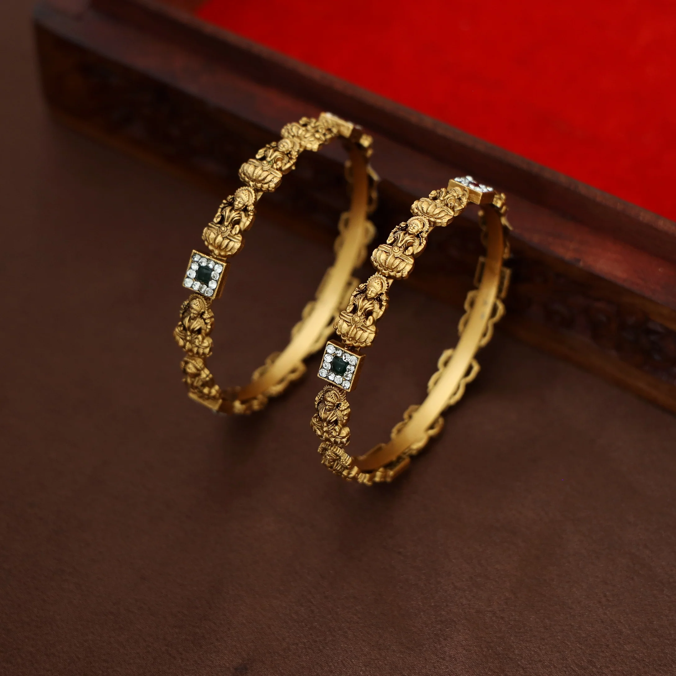 Srisha Tri Devi Bangle (Set Of 2) - Image 2