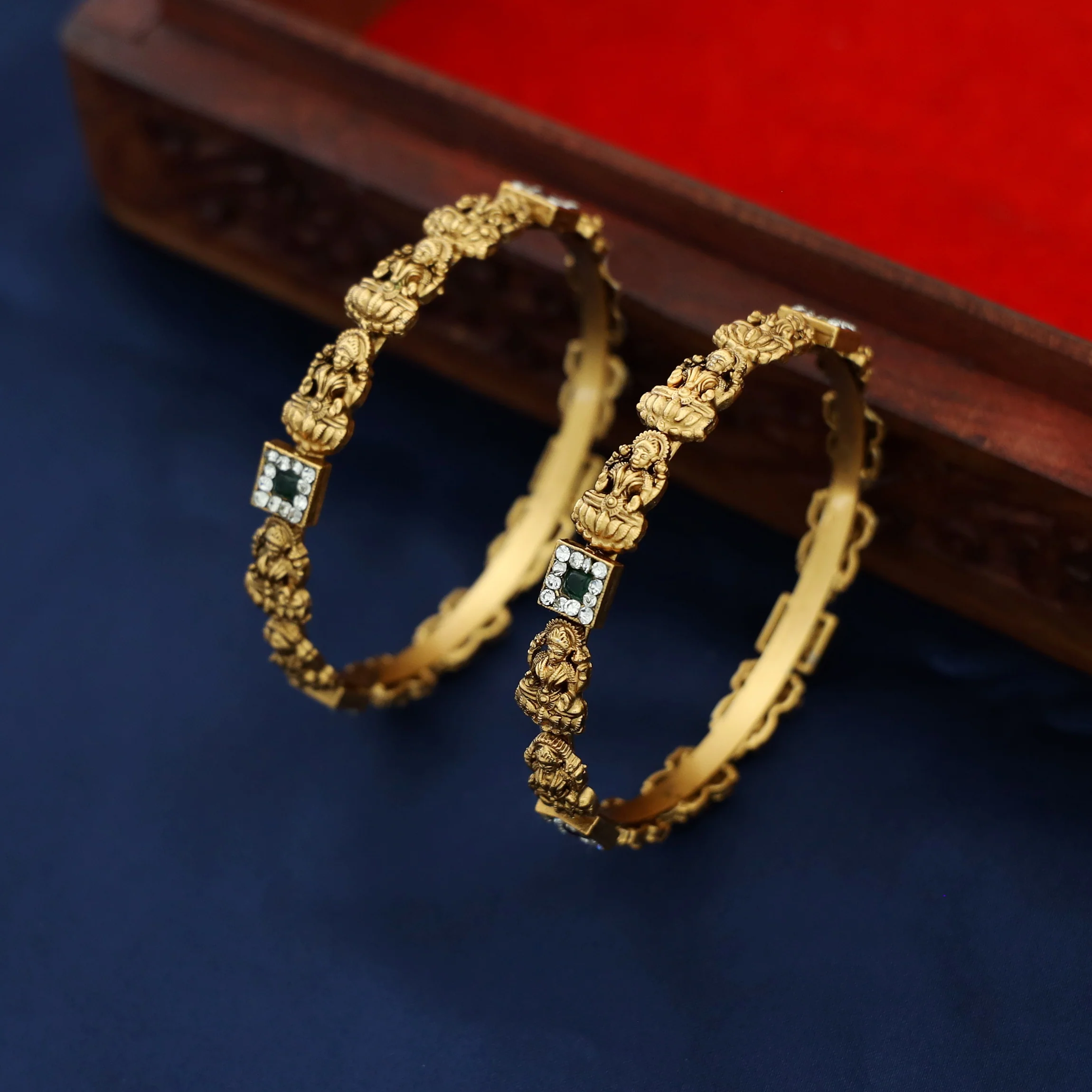 Srisha Tri Devi Bangle (Set Of 2) - Image 3