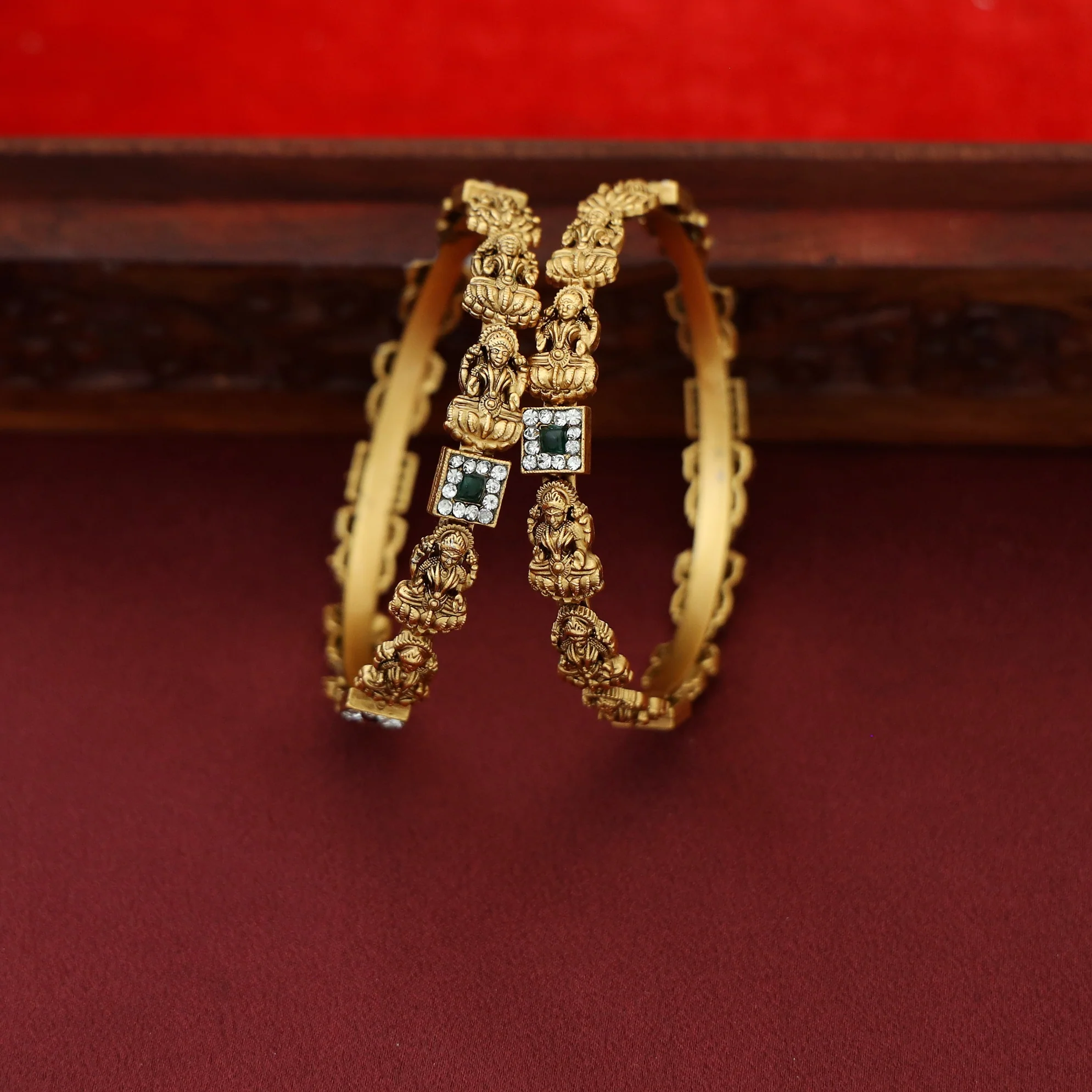 Srisha Tri Devi Bangle (Set Of 2) - Image 5