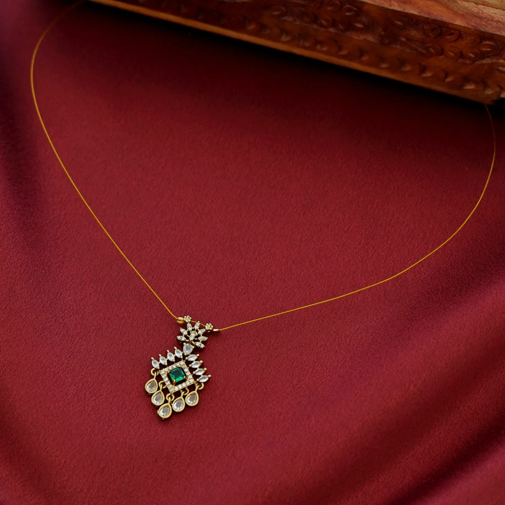 Tarini AD Stone String Neckpiece - Image 10