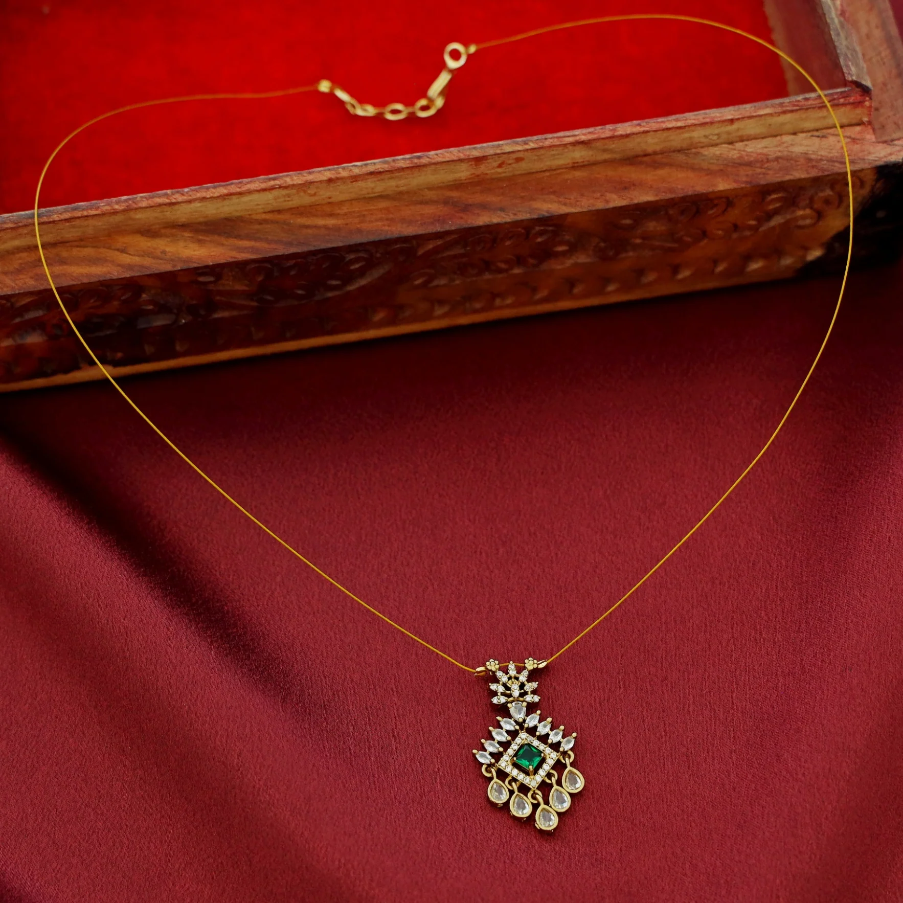 Tarini AD Stone String Neckpiece - Image 11