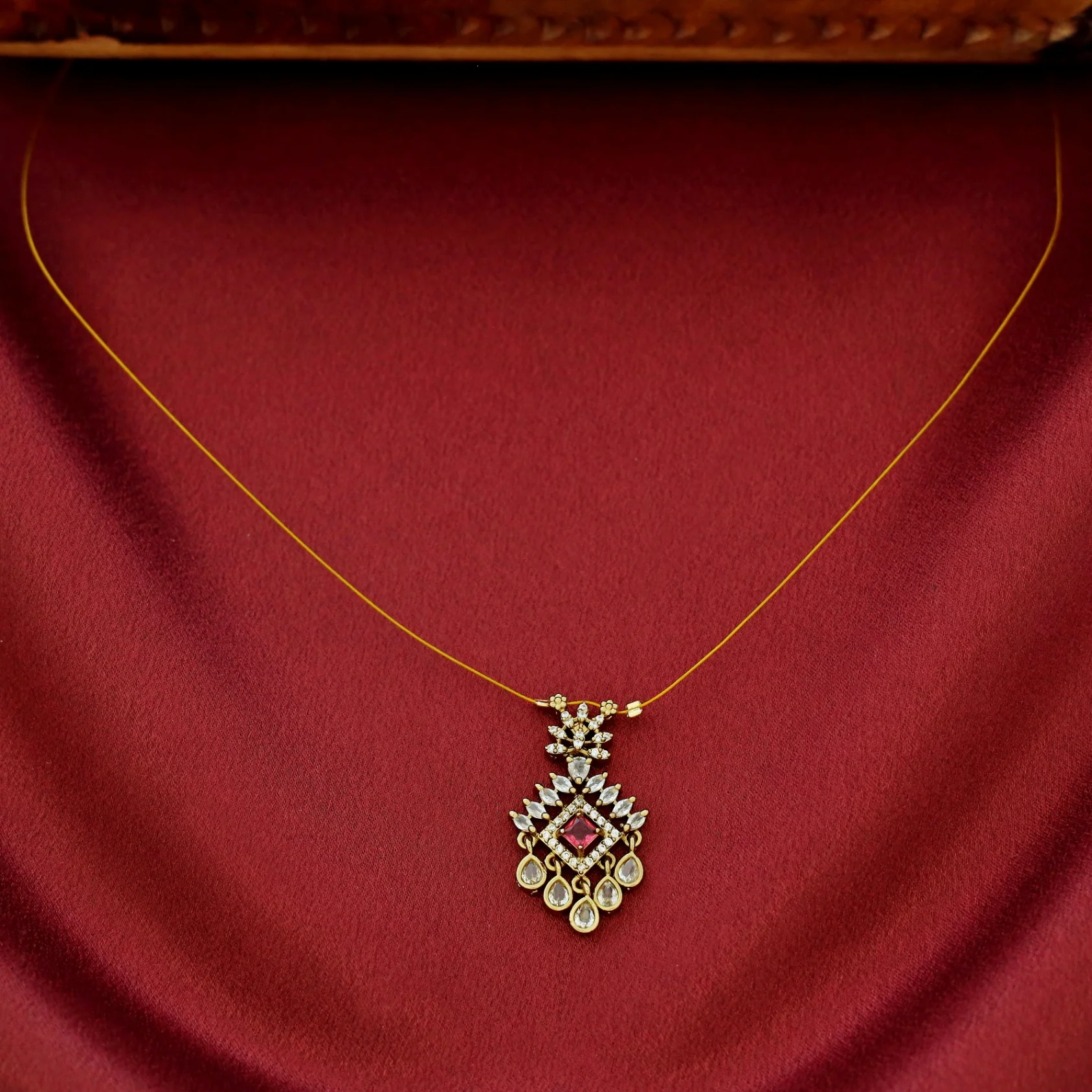 Tarini AD Stone String Neckpiece - Image 5