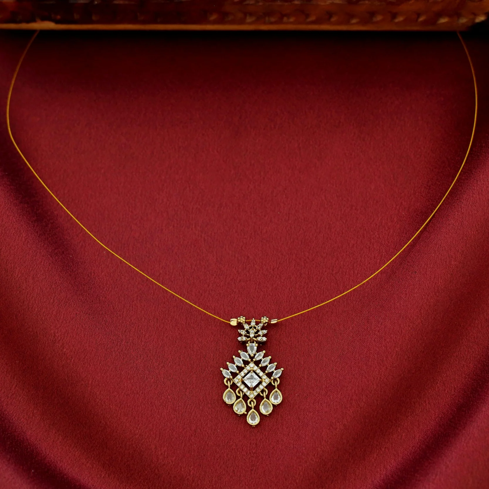Tarini AD Stone String Neckpiece - Image 8