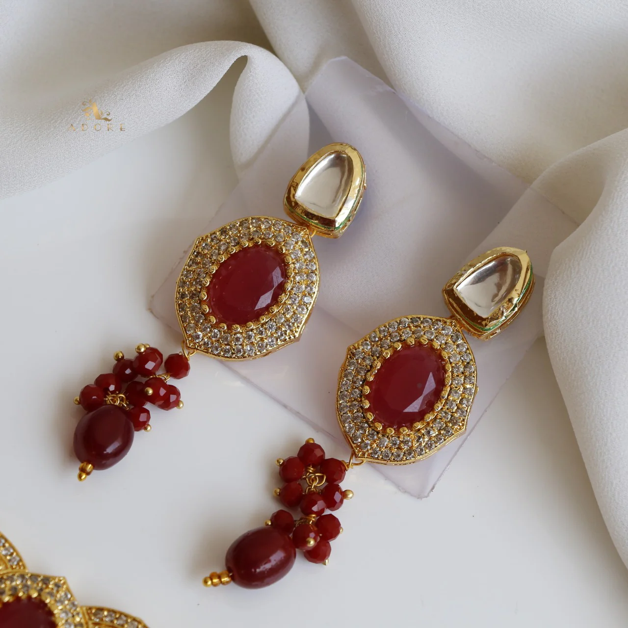 Taruni Kundan Choker With Stud - Image 8