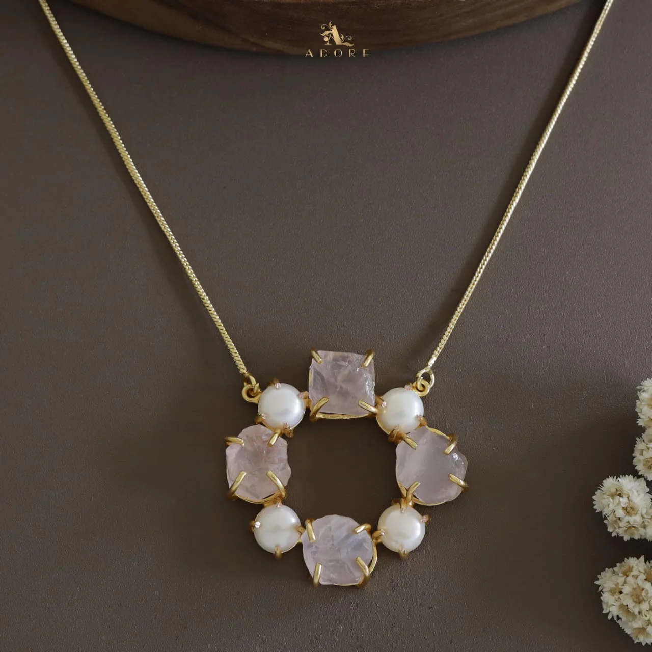 Tetra Pearly Raw Stone Chakra Neckpiece - Image 16