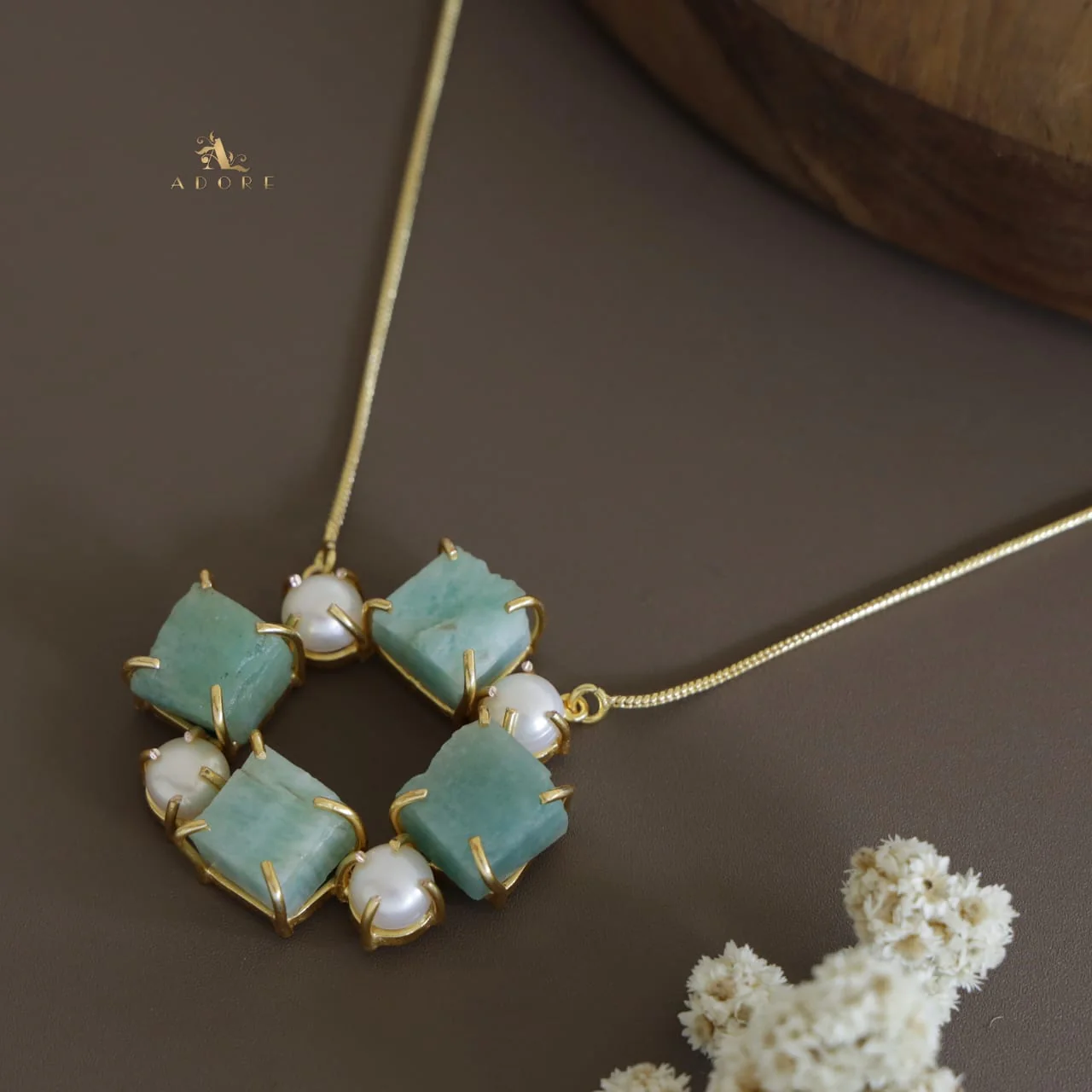 Tetra Pearly Raw Stone Chakra Neckpiece - Image 18