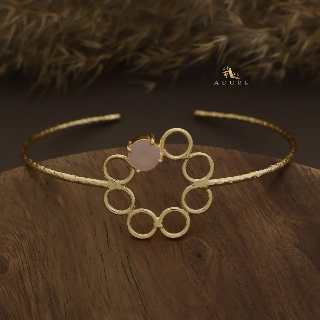 Textured Larka 7 Round Glossy Bangle - Image 6
