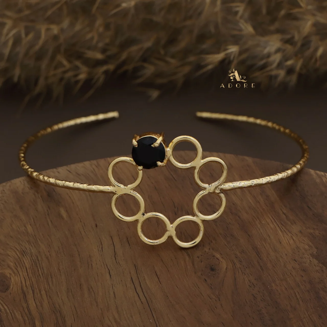 Textured Larka 7 Round Glossy Bangle - Image 7
