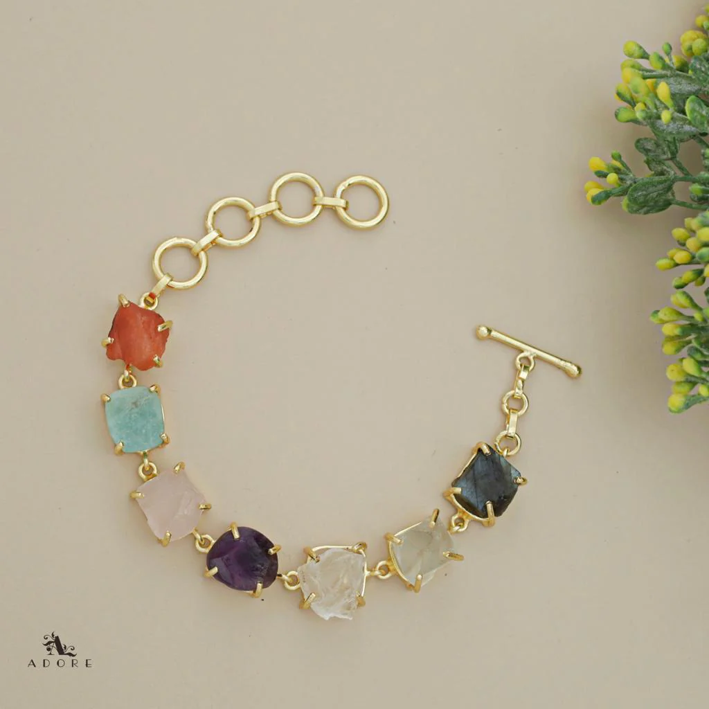 Thakshvi Raw Stone Bracelet - Image 13