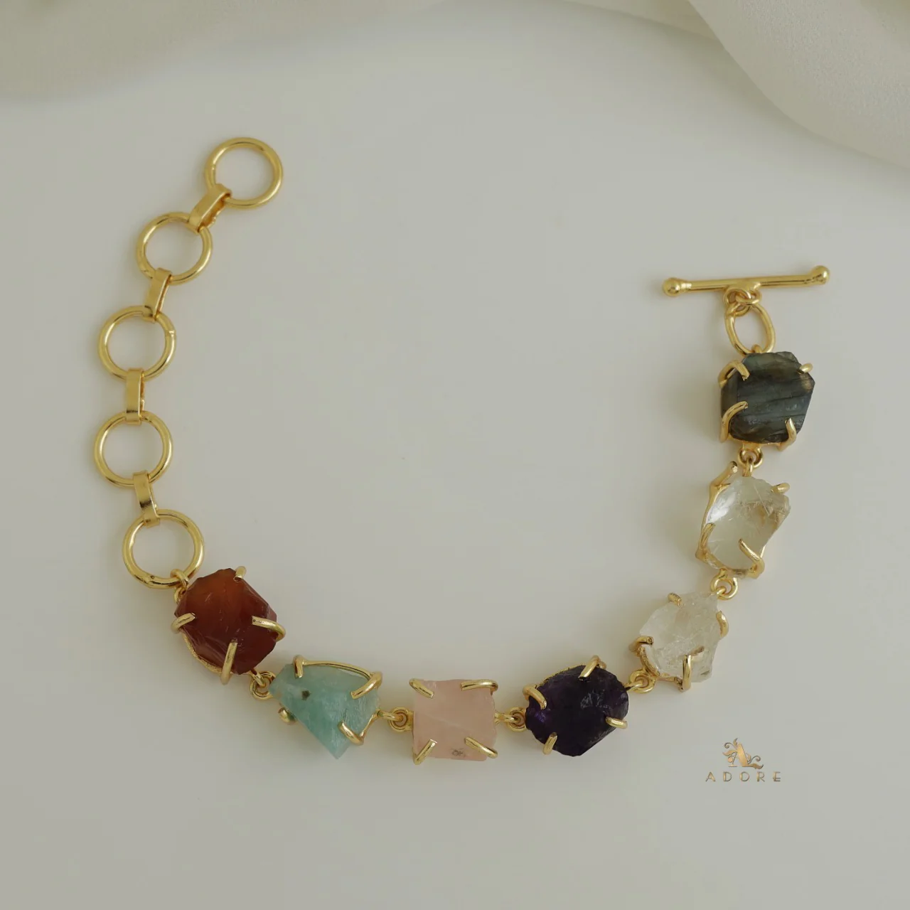 Thakshvi Raw Stone Bracelet - Image 15