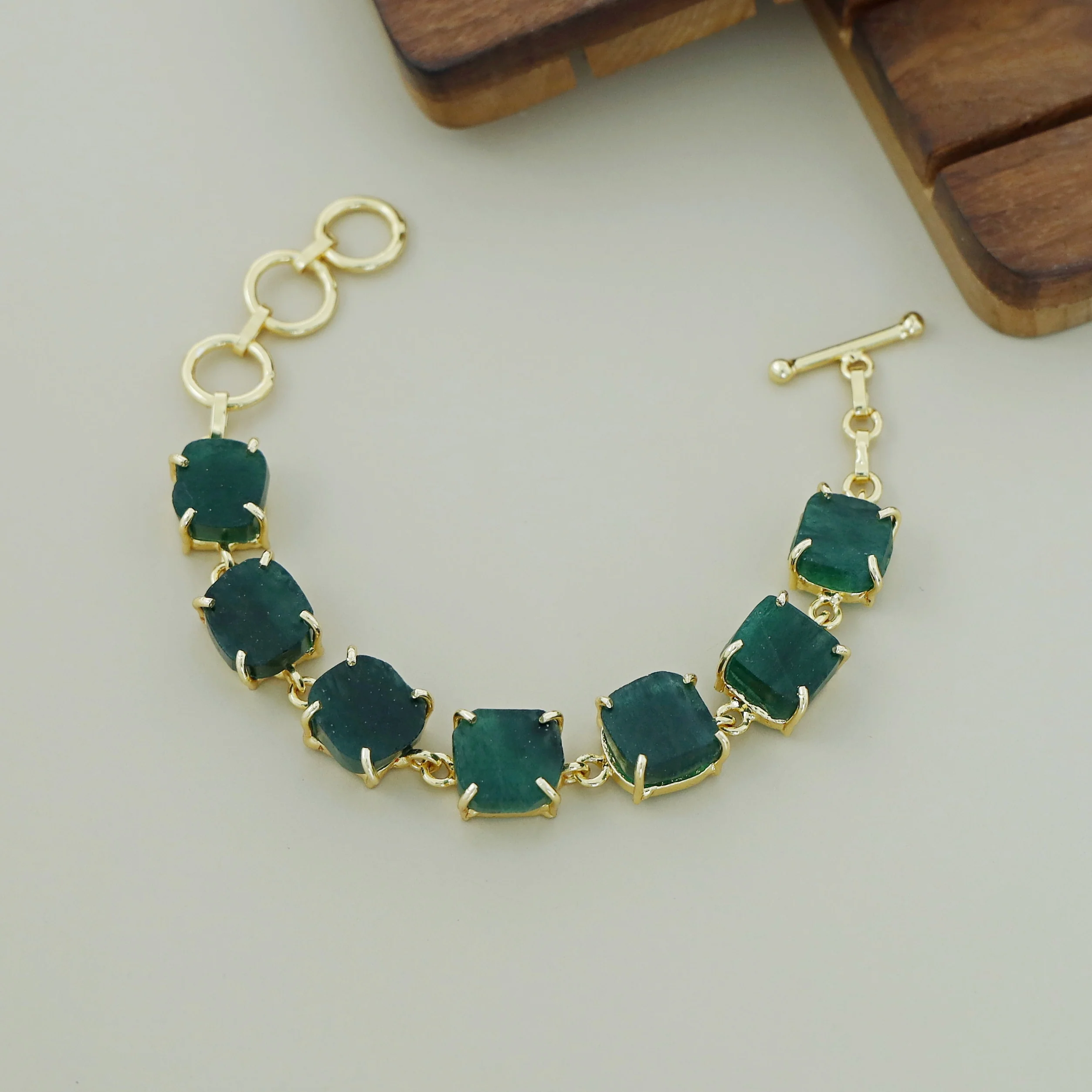 Thakshvi Raw Stone Bracelet - Image 16