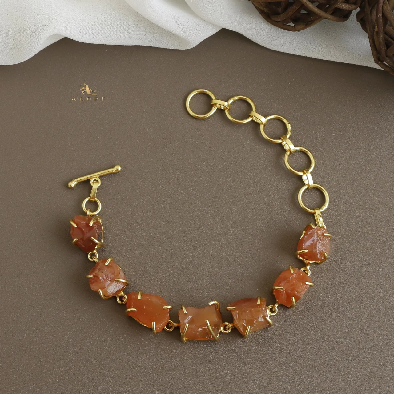 Thakshvi Raw Stone Bracelet - Image 3