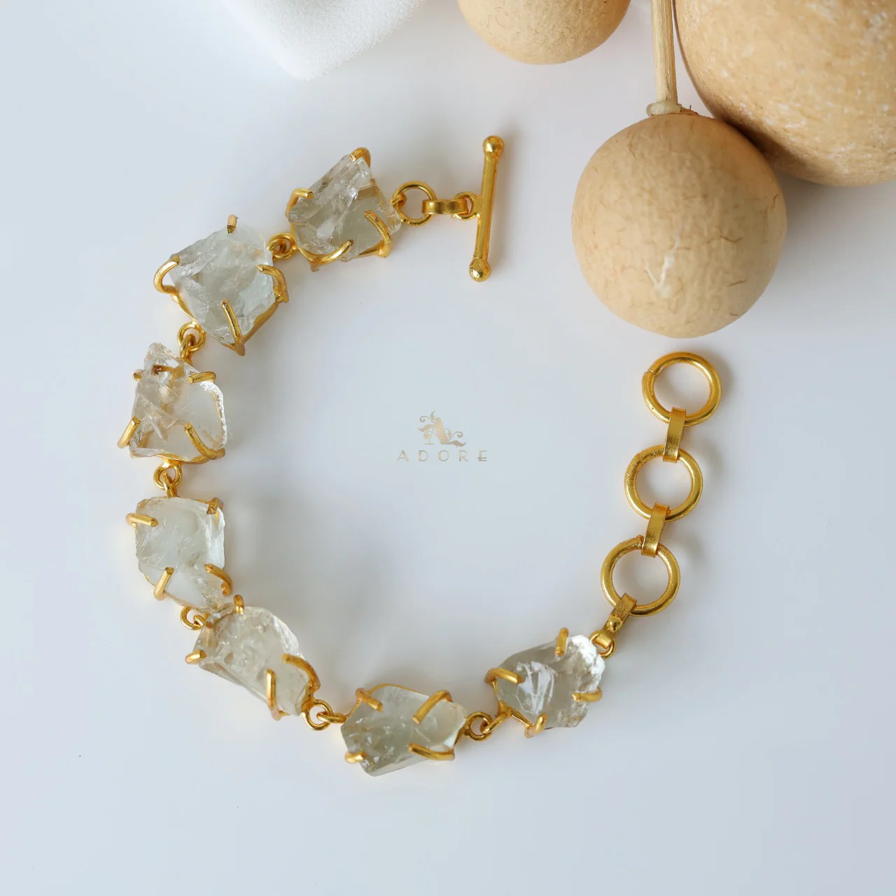 Thakshvi Raw Stone Bracelet - Image 5