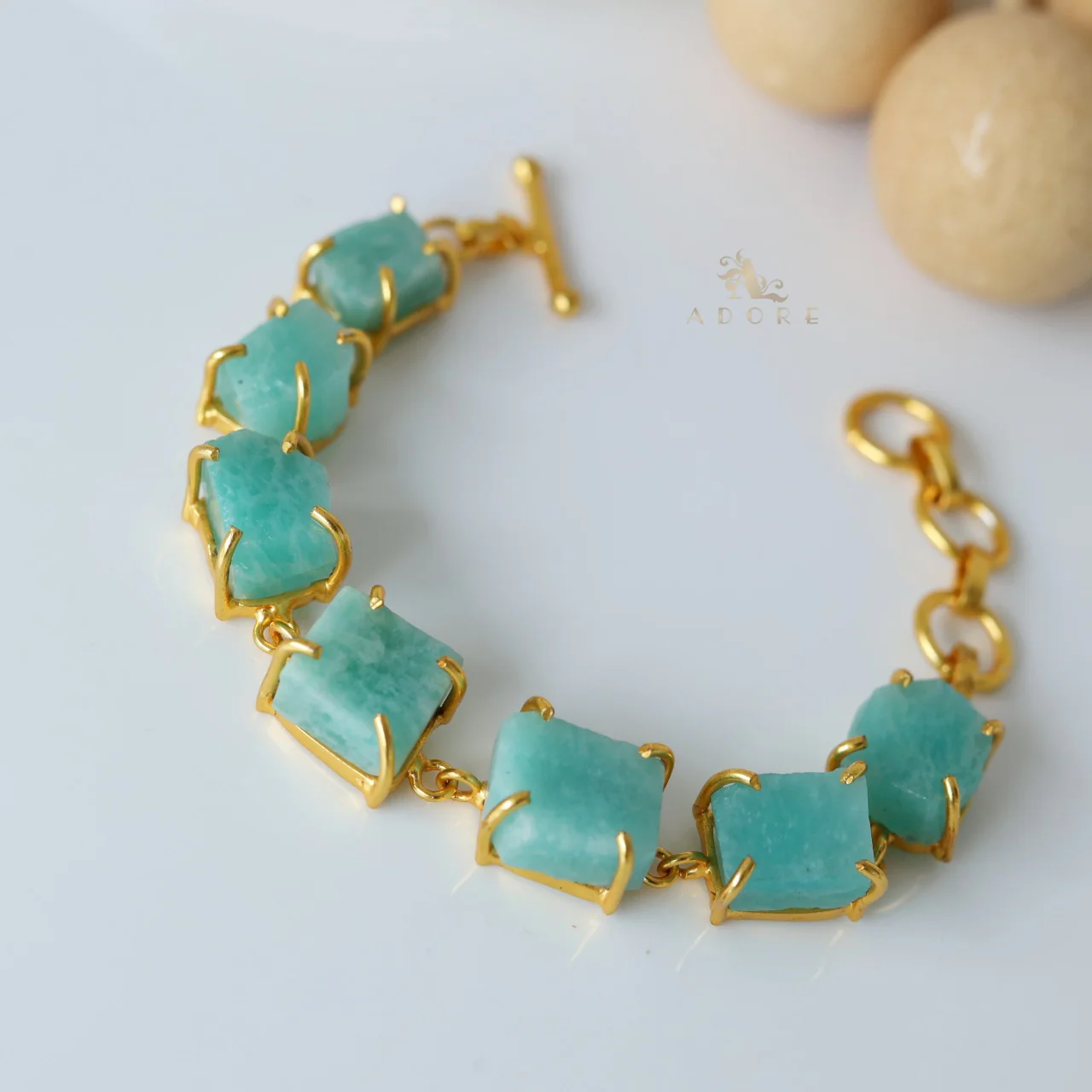 Thakshvi Raw Stone Bracelet - Image 6