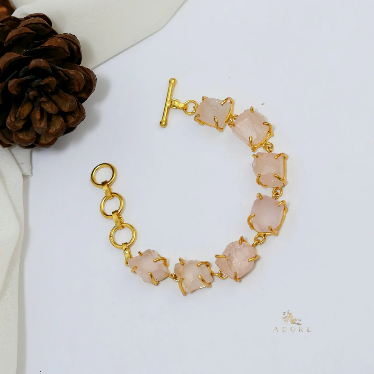 Thakshvi Raw Stone Bracelet - Image 9
