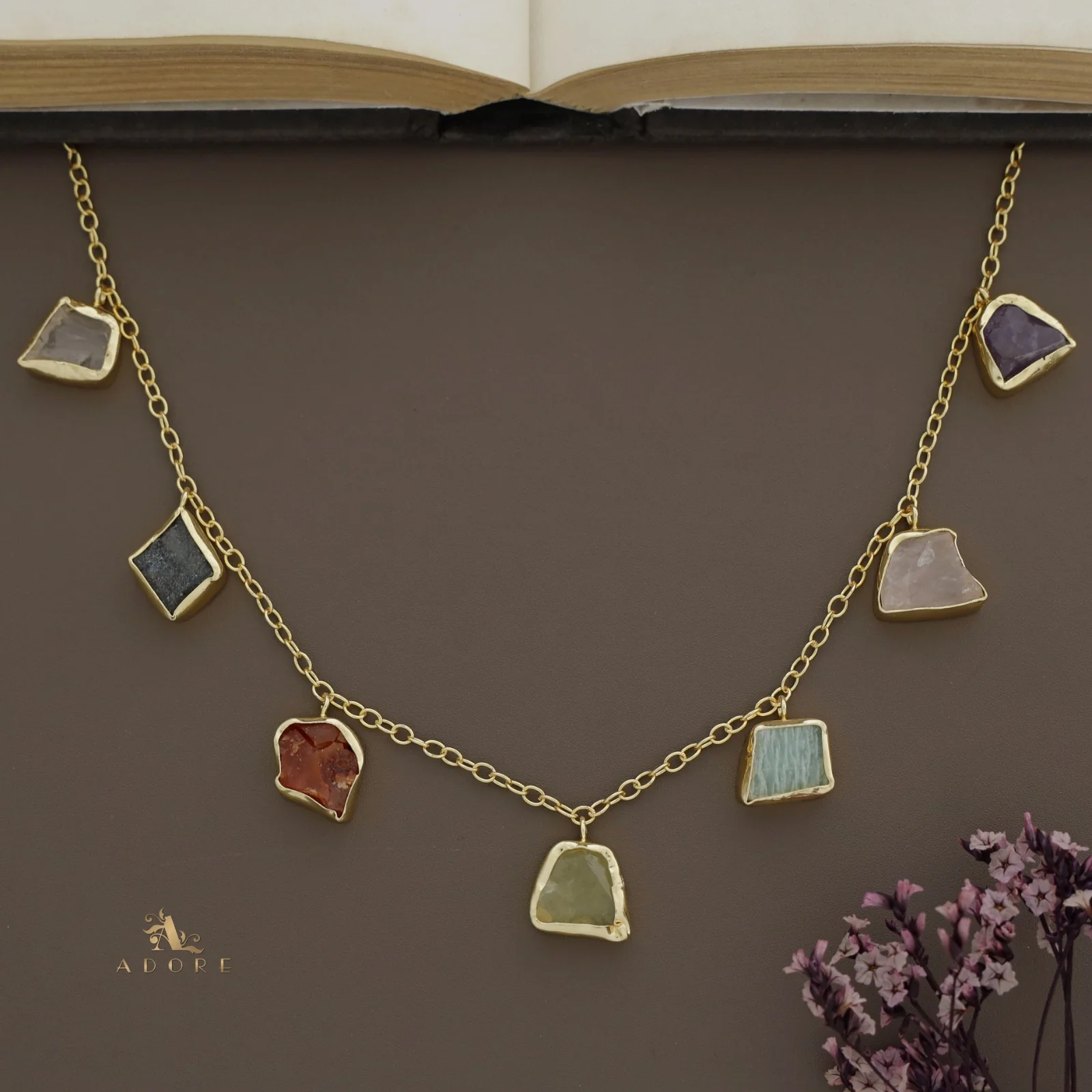 Thinkal 7 Raw Stone Neckpiece - Image 3
