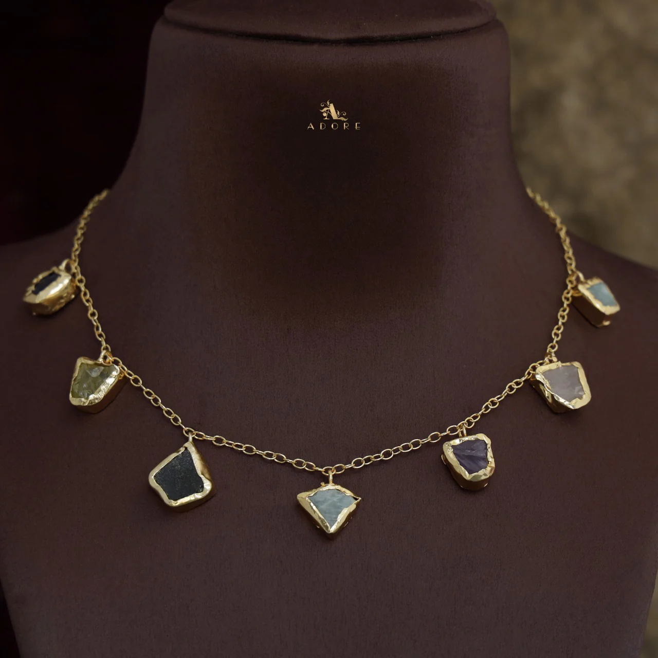 Thinkal 7 Raw Stone Neckpiece - Image 4