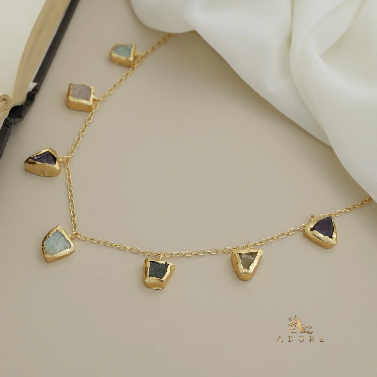 Thinkal 7 Raw Stone Neckpiece - Image 6