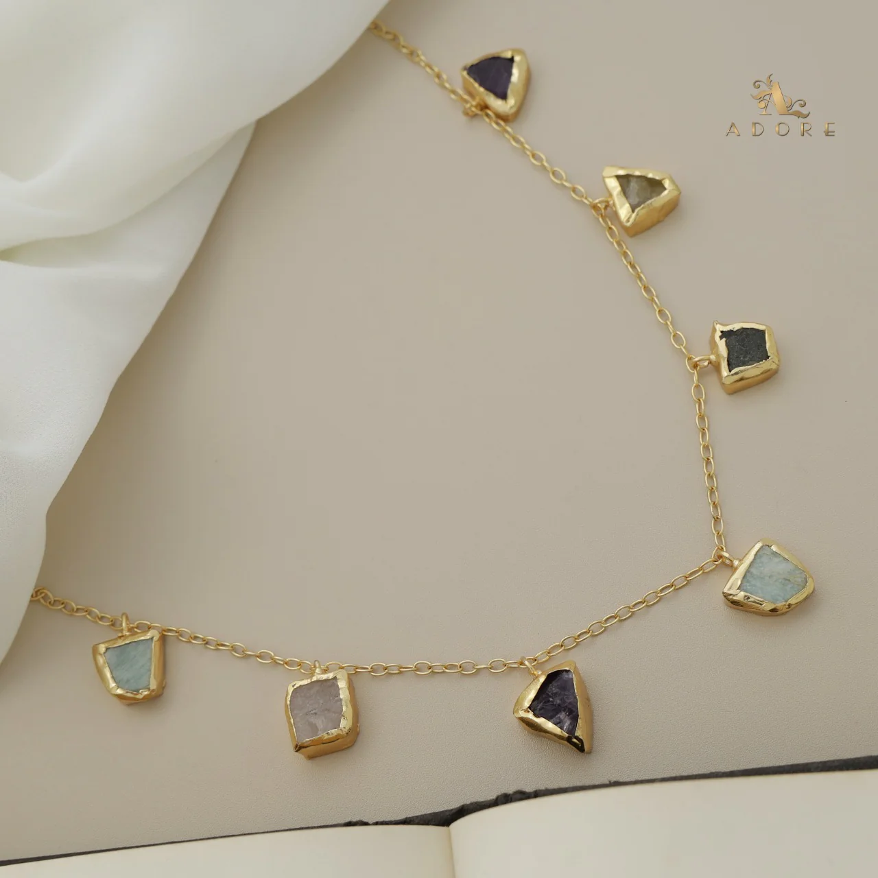 Thinkal 7 Raw Stone Neckpiece - Image 8