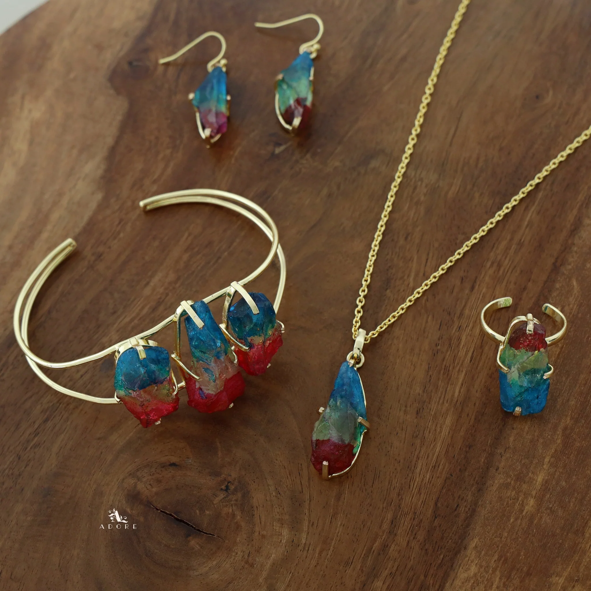 Tiffany 3 In 1 Dyed Stone Combo - Image 2