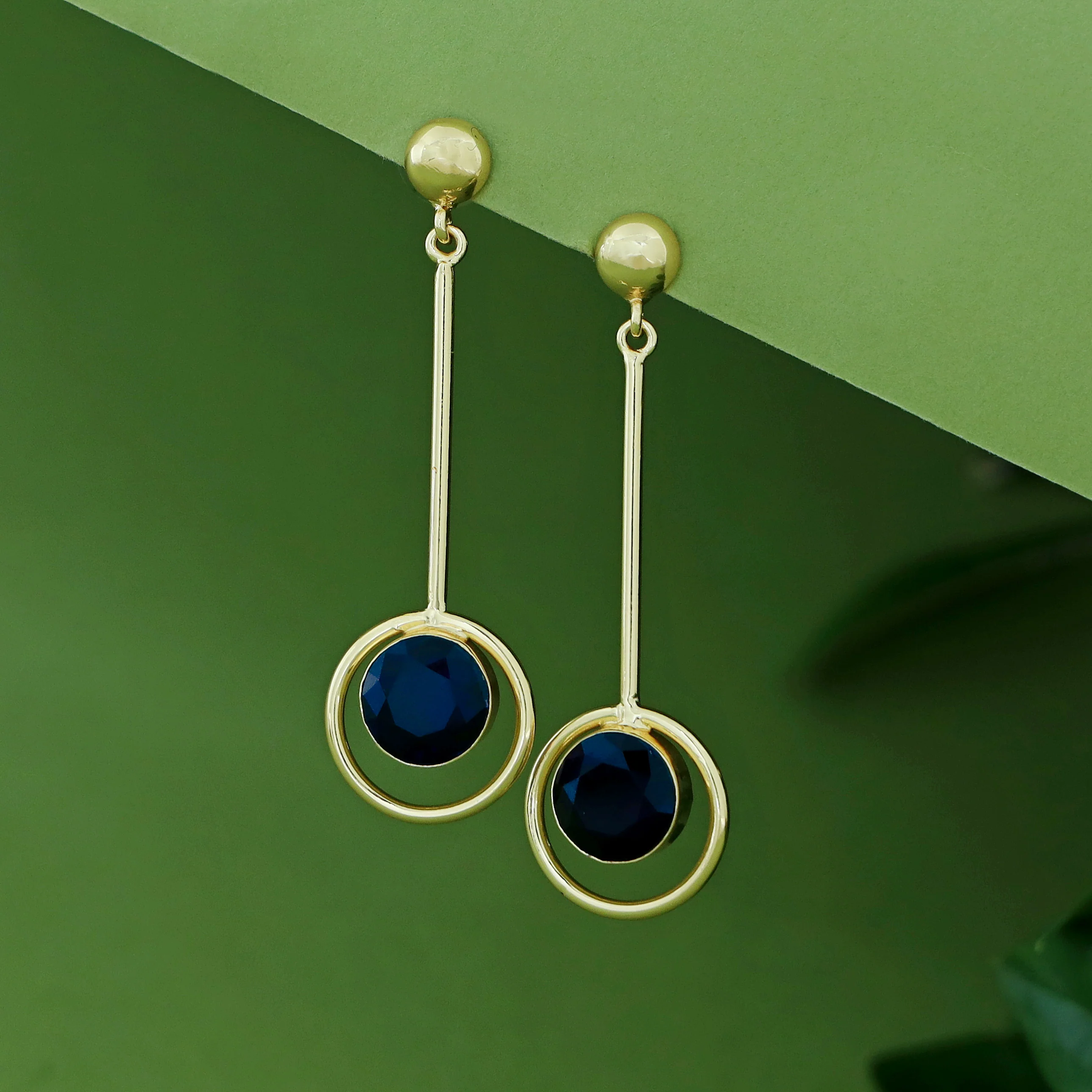 Titania Glossy Pendulum Earring - Image 6