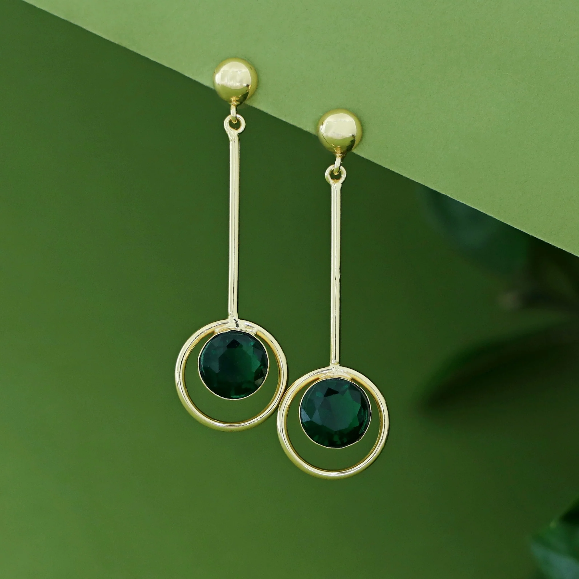 Titania Glossy Pendulum Earring - Image 7