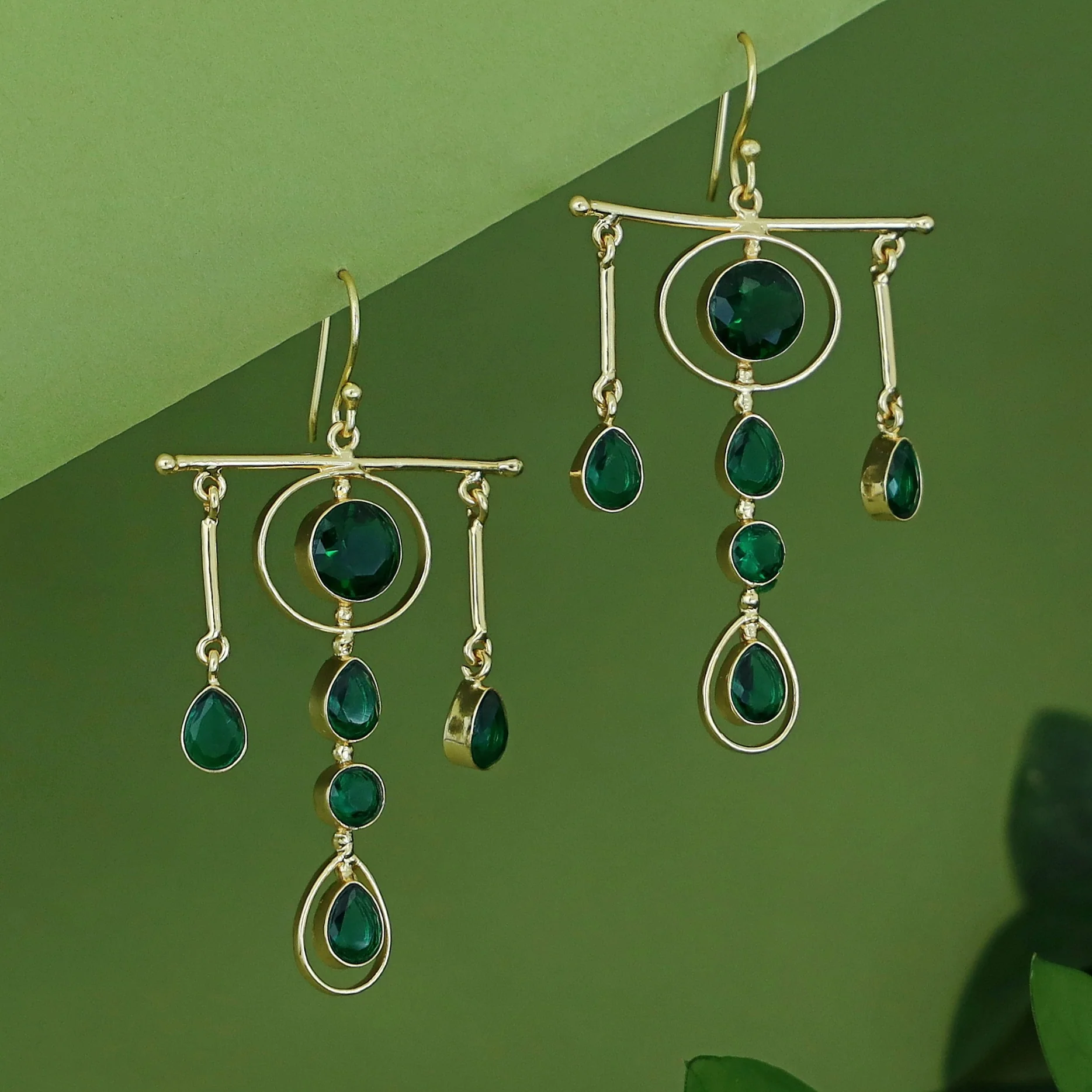 Tithi Triple Stick Glossy Hanging Drop - Image 3