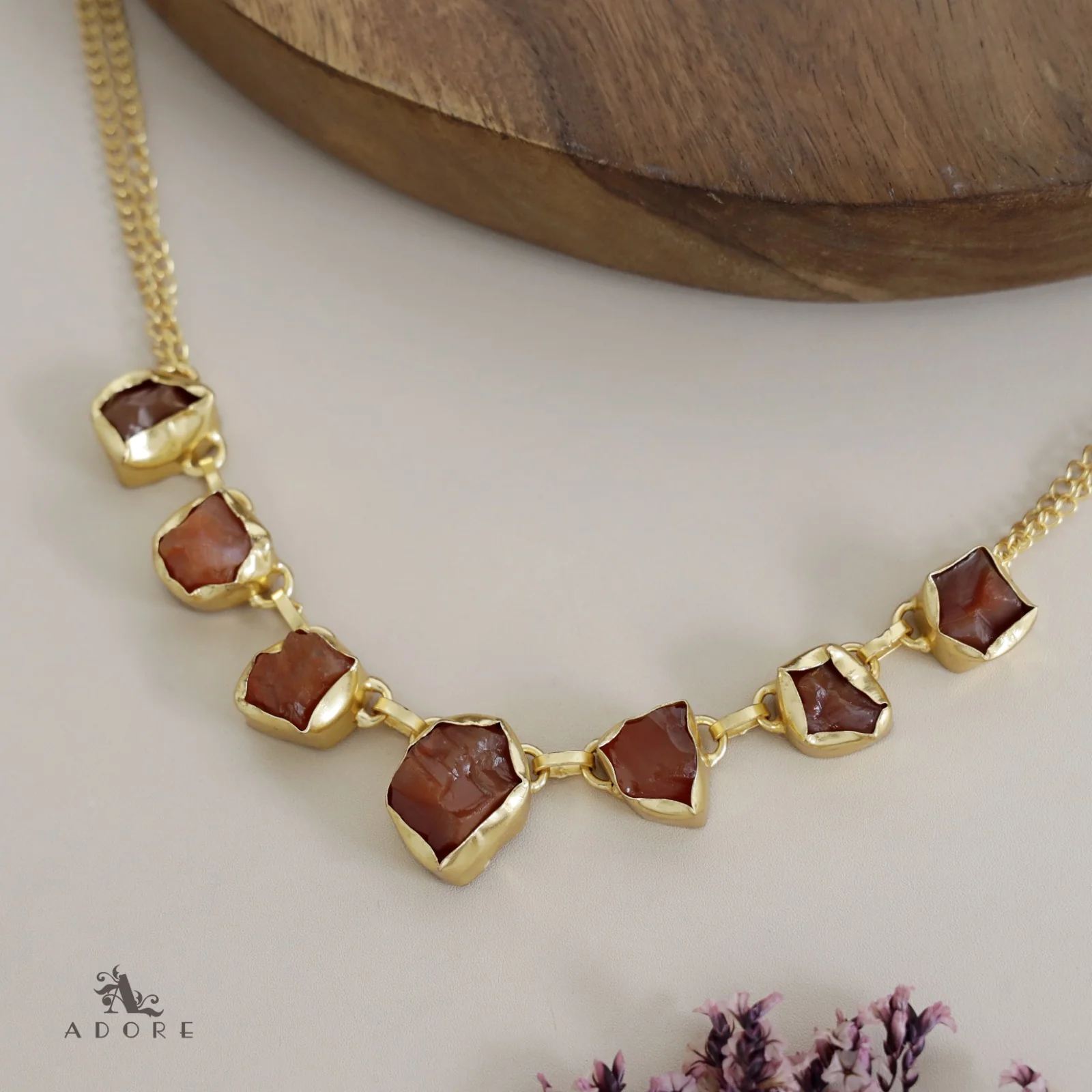 Tiyara Raw Stone Short Neckpiece - Image 10
