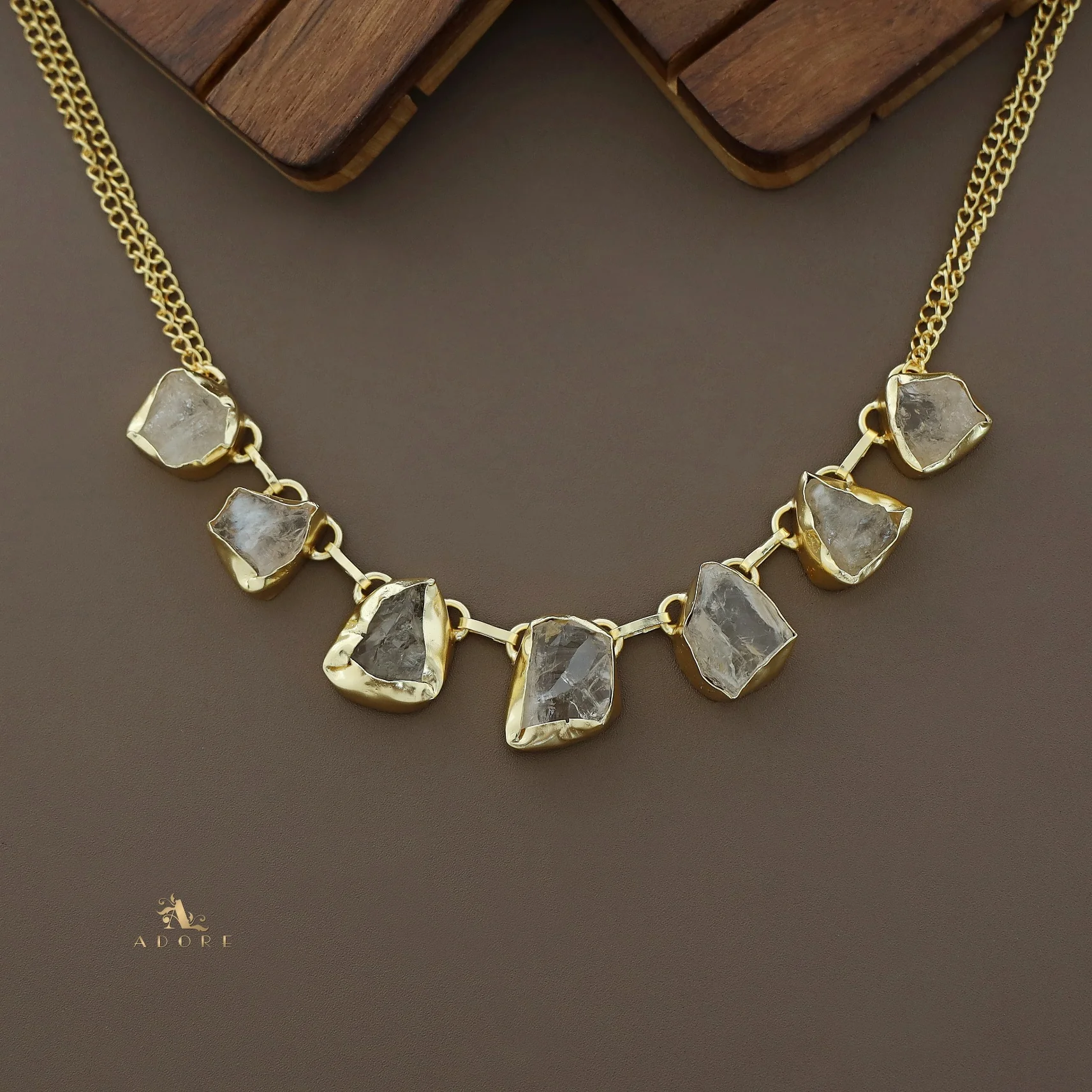 Tiyara Raw Stone Short Neckpiece - Image 6