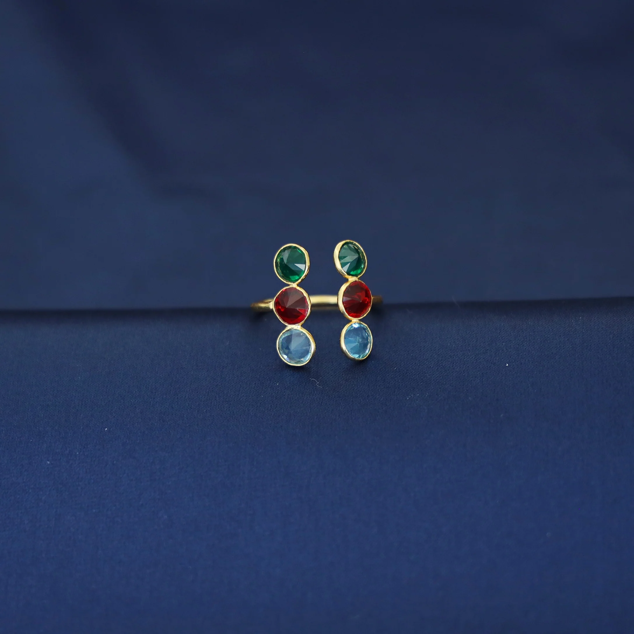 Tracy Golden 6 Glossy Stone Ring - Image 7