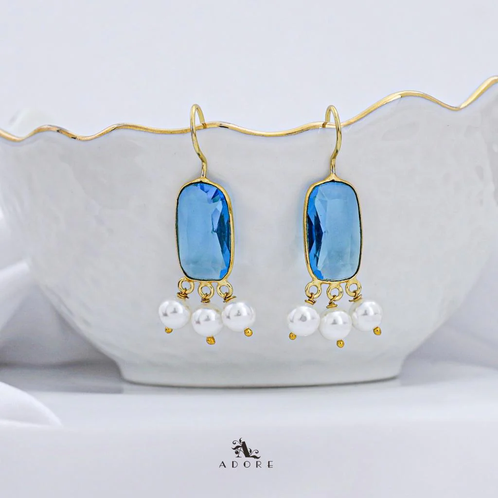 Tri Pearl Glossy Rectangle Drop - Image 3
