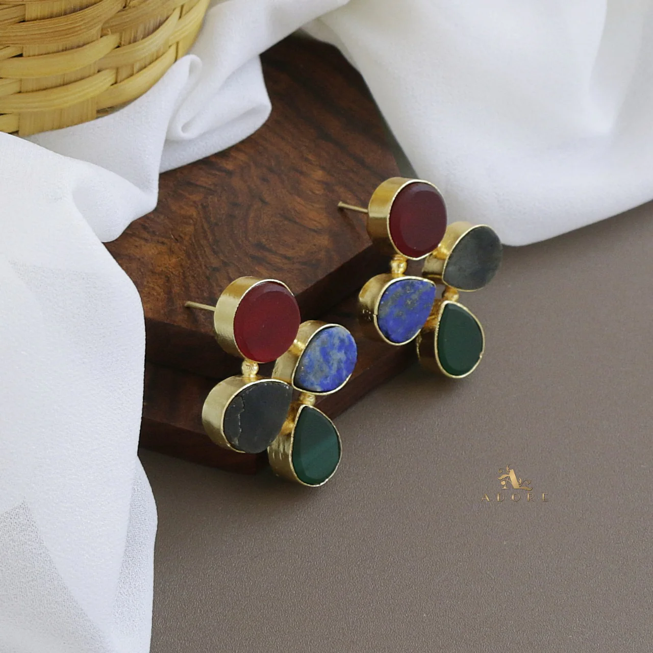 Tricia Raw Stone Earring - Image 10